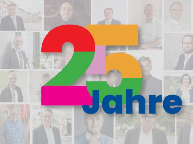 Jubiläumsbild 25 Stimmen zu 25 Jahren