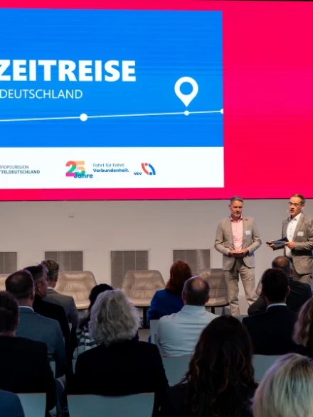 Steffen Lehman und Jörg Tobaben auf der Bühne