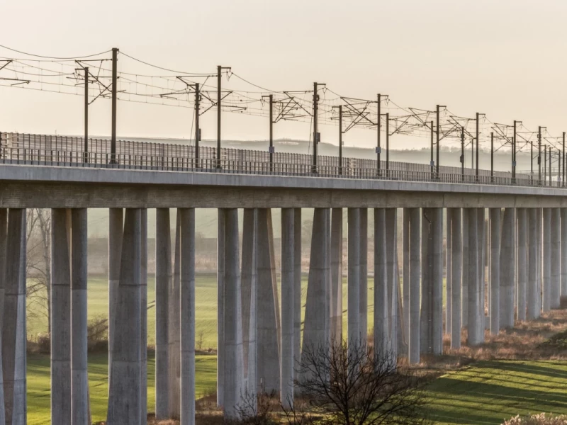 Die Unstruttalbrücke in Karsdorf