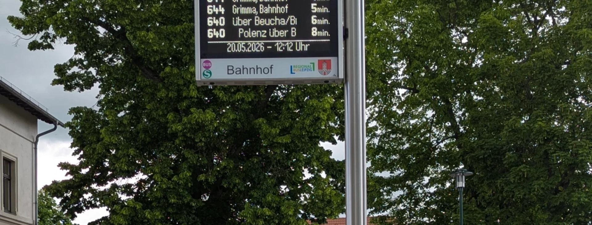 Anzeige einer DFI im Landkreis Leipzig