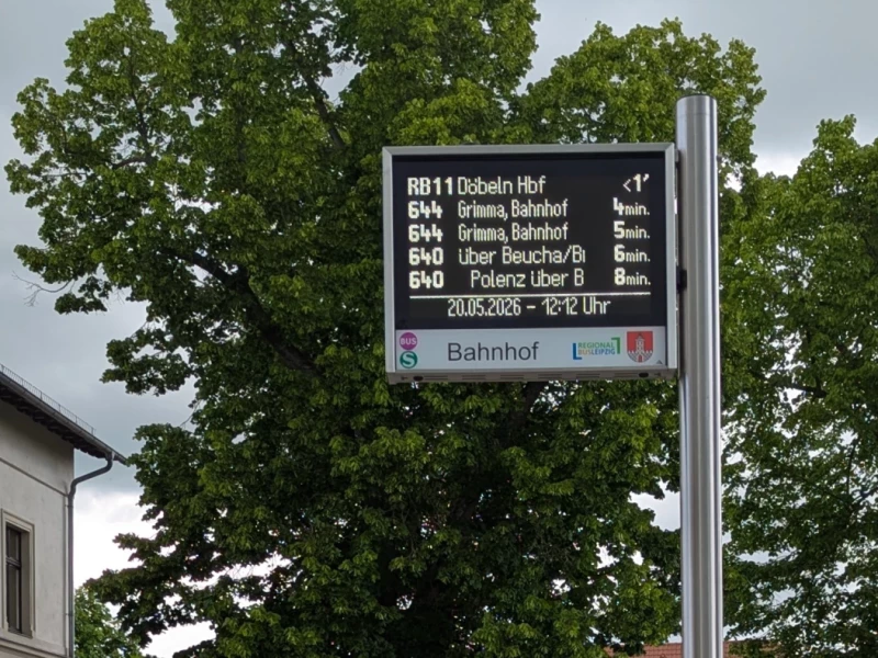 Anzeige einer DFI im Landkreis Leipzig