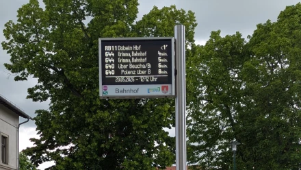 Anzeige einer DFI im Landkreis Leipzig
