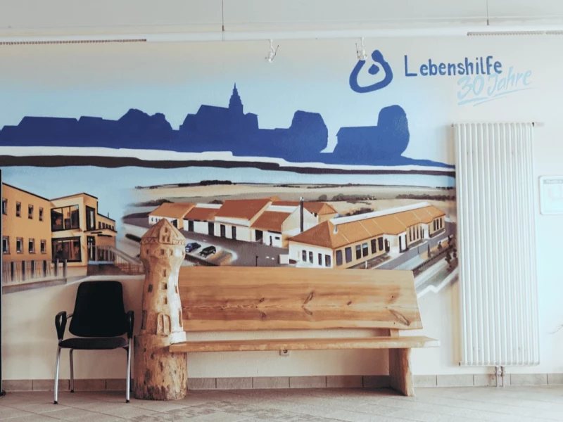 Foyer der Elbauewerkstatt Torgau
