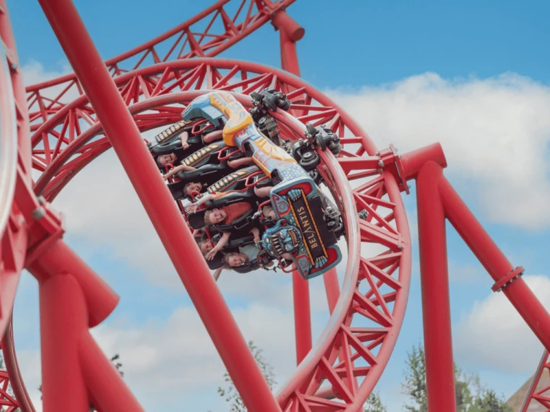 Großer Spaß bei den Loopings im Huracan
