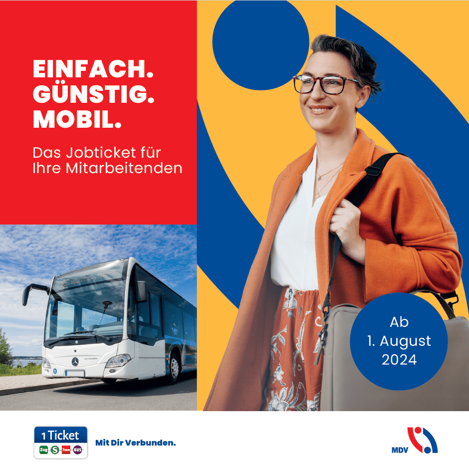 Das Jobticket Informationen für Arbeitgebende MDV
