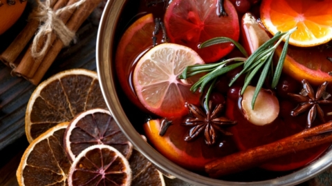 Glühwein, Ingwer, Apfel, Zimt