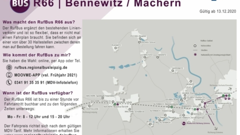 Bediengebiet RufBus Bennewitz