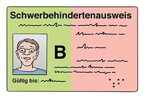 Leichte Sprache: Schwer-Behinderten-Ausweis