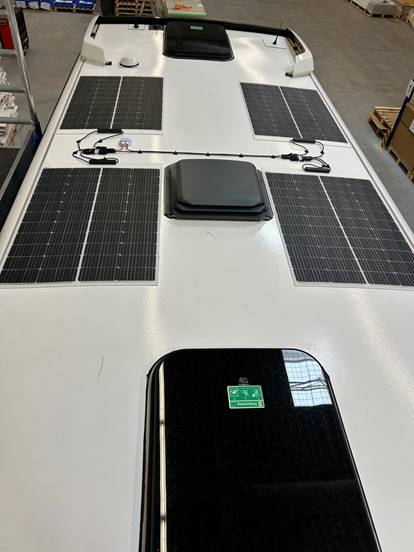 Solarpanels auf dem Dach