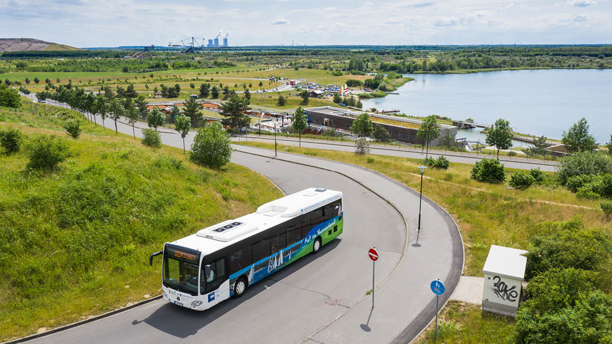 luftbild bus neuseenland