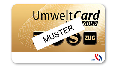 umweltcard gold muster